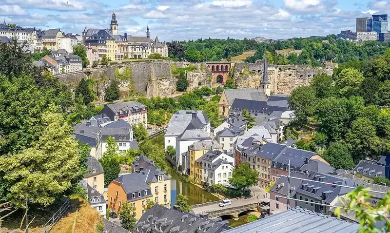 Panoramablick – Luxemburg
