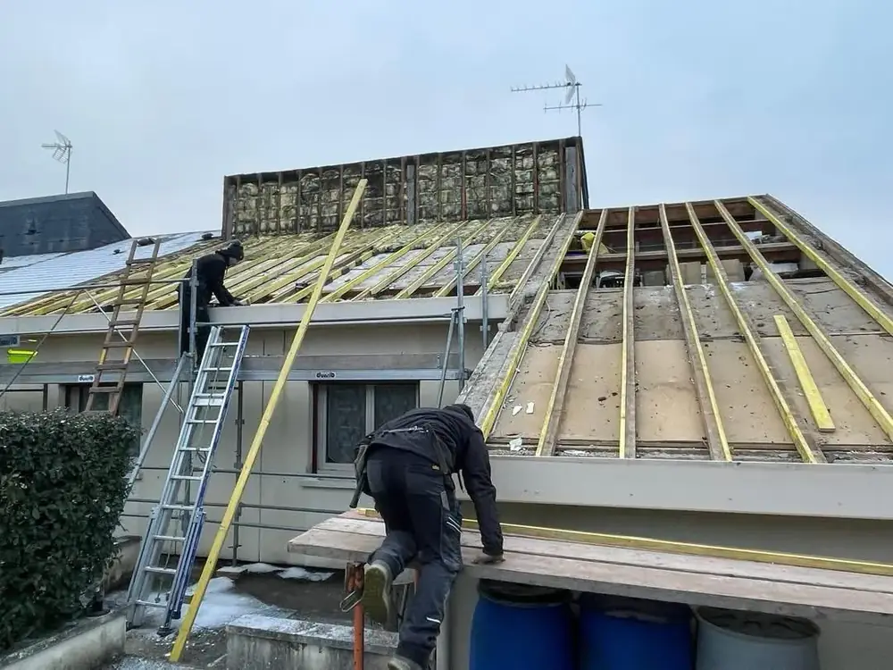 Kompletter Rückbau und neue Dachdämmung